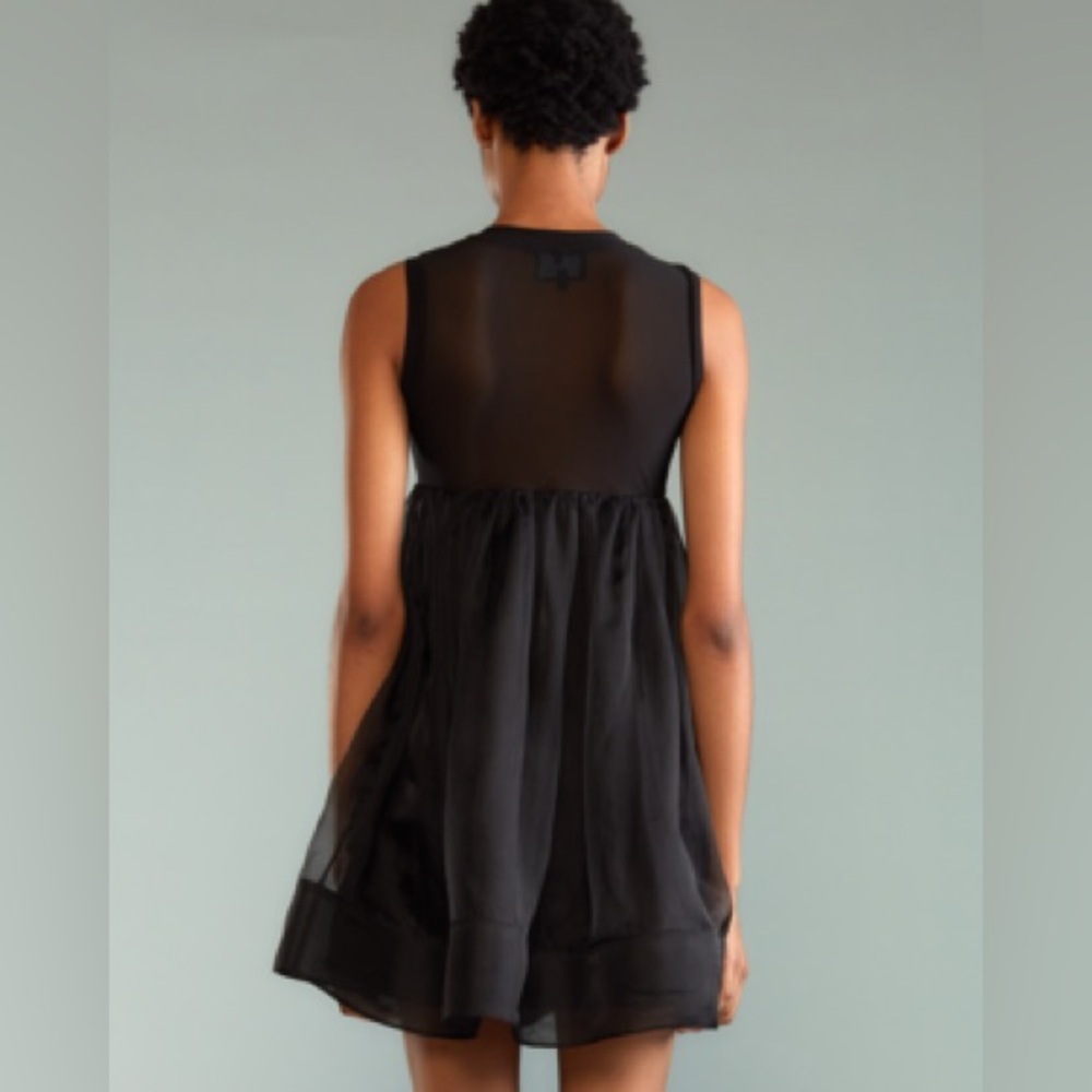 💎Cynthia Rowley Jewel Cascade Organza Mini Dress with Sheer Top – Size Small NWT - Picture 3 of 14